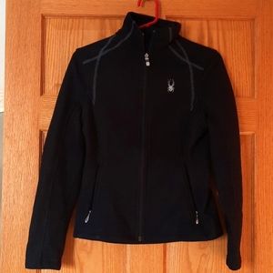 Spyder Core Black Small zip up sweater